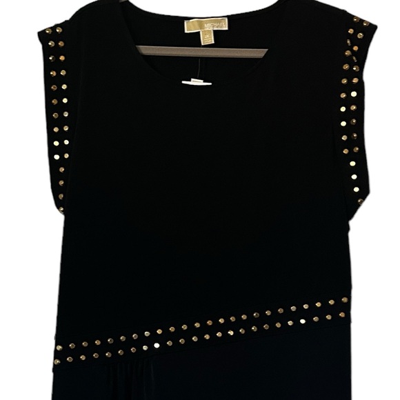 NWT Michael Kors Studded Matte Jersey Dress, Women’s Plus Size 2X - Picture 4 of 16